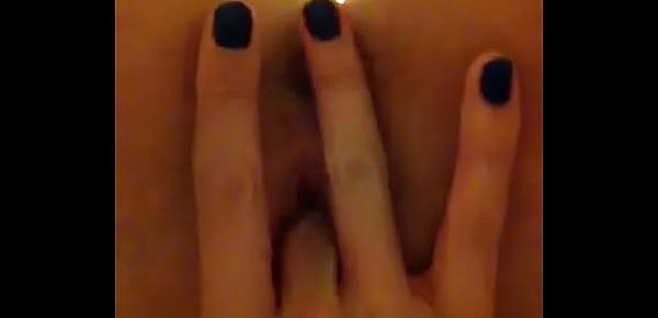  wet pussy fingering - my 1st public video -)
